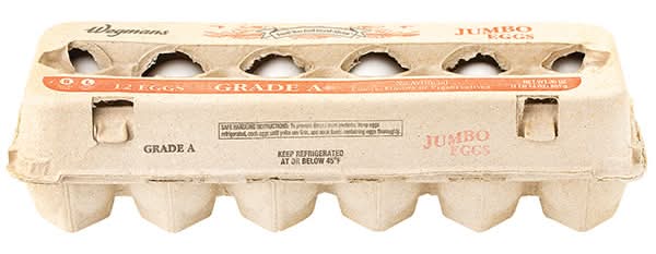 Wegmans Jumbo Eggs, 12 Count