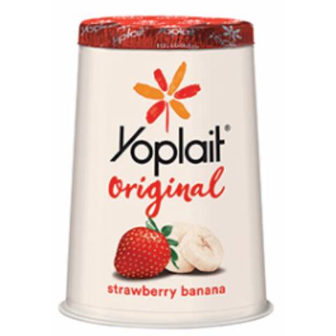 Yoplait Original Strawberry Banana Yogurt 6 oz