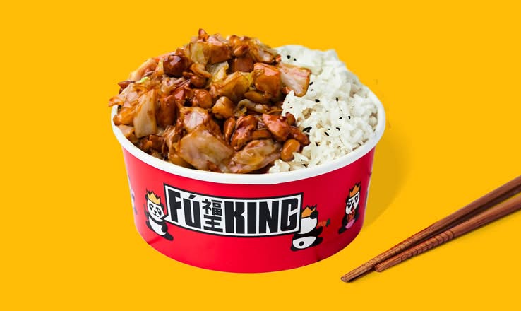 Crea tu Bol Pollo con Almendras 制作自己的鸡肉杏仁碗