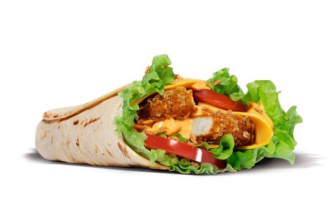 Chili Cheese Chicken Wrap