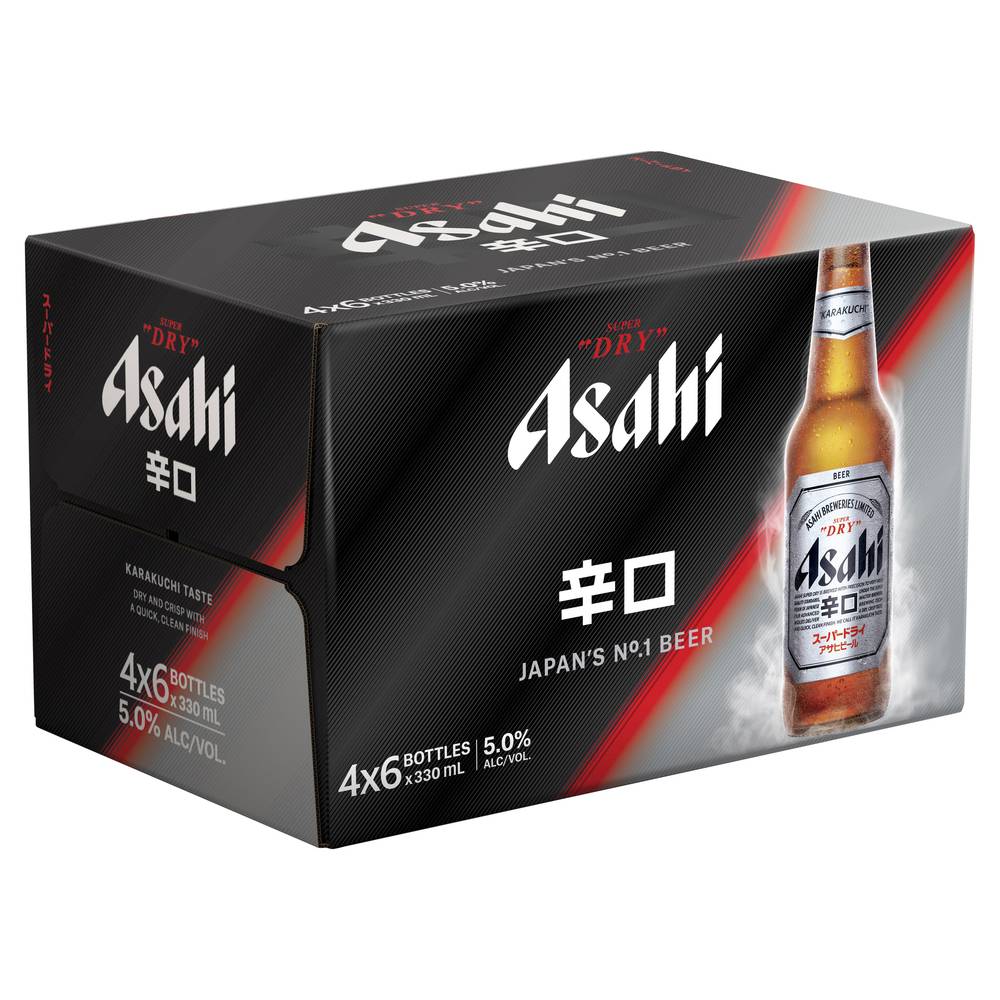 Asahi Super Dry Bottle 330mL X carton 24