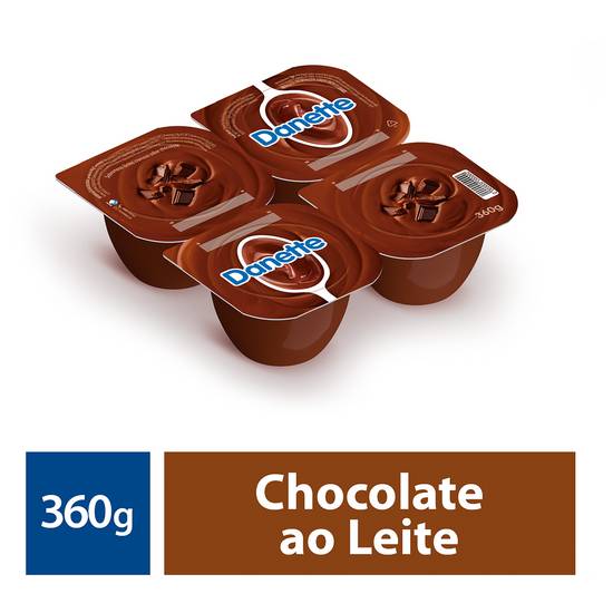 Danette sobremesa láctea cremosa sabor chocolate (360 g)