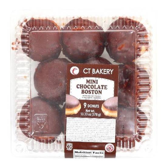 Donuts Mini Chocolate Boston 6ct (13.33 o)