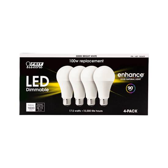 Feit electric focos led dimmable 17.5 w (4 piezas)