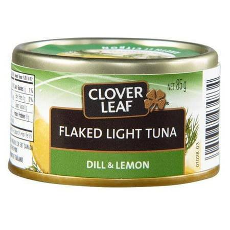 Clover Leaf Flaked Light Tuna Fish, Dill & Lemon (85 g)