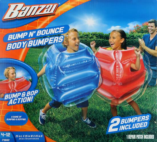 Banzai Bump N' Bounce Body Bumpers (2 bumpers)