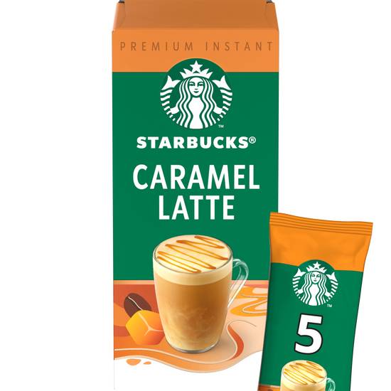 Starbucks - Café soluble caramel latte (5 pièces)