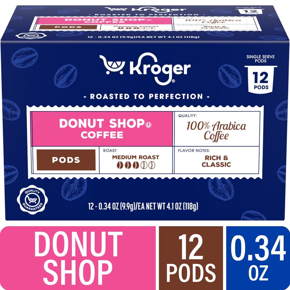 Kroger® Donut Shop Blend Medium Roast K-Cup Coffee Pods
