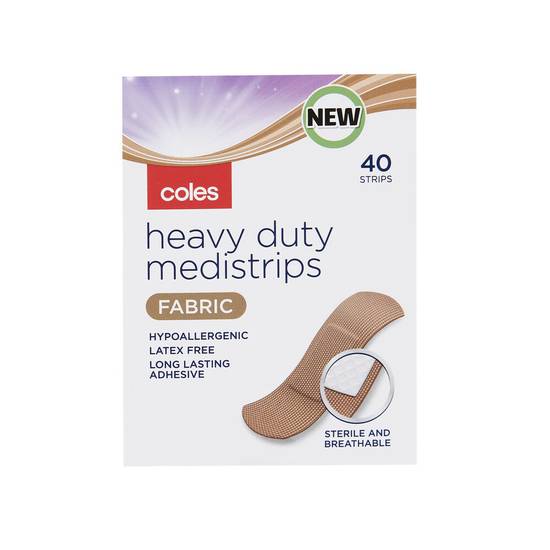 Coles Heavy Duty Fabric Strips 40 pack