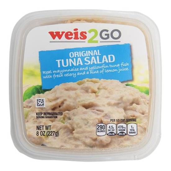 Weis 2 Go Tuna Salad Original