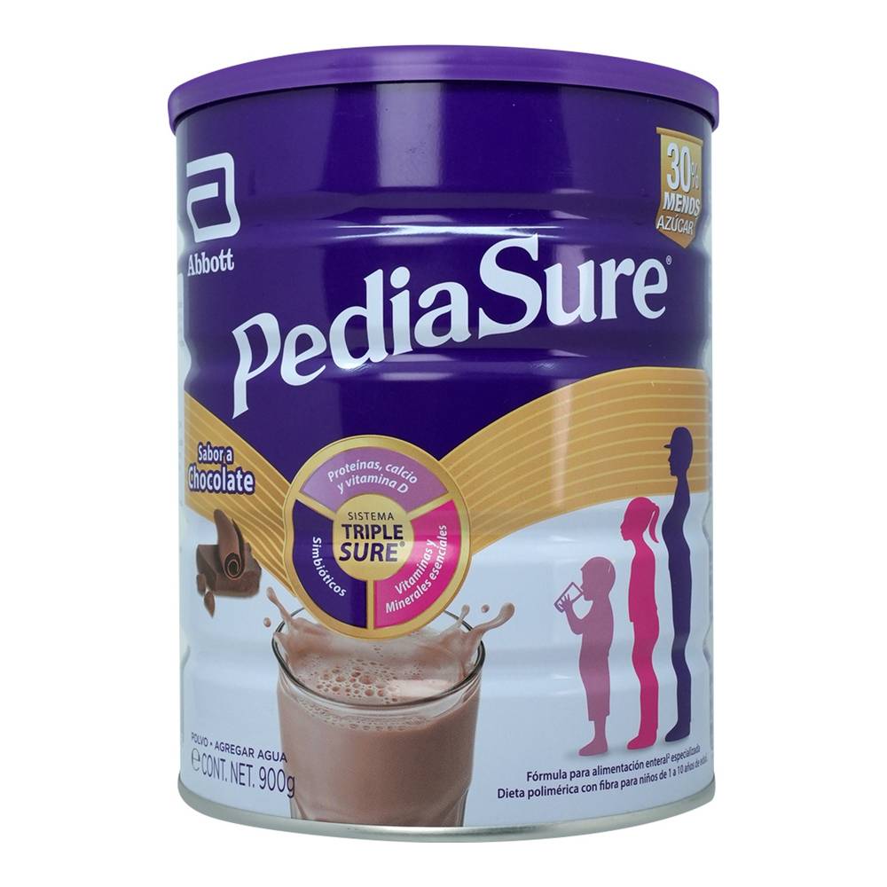 Pediasure fórmula alimenticia sabor chocolate (lata 900 g)
