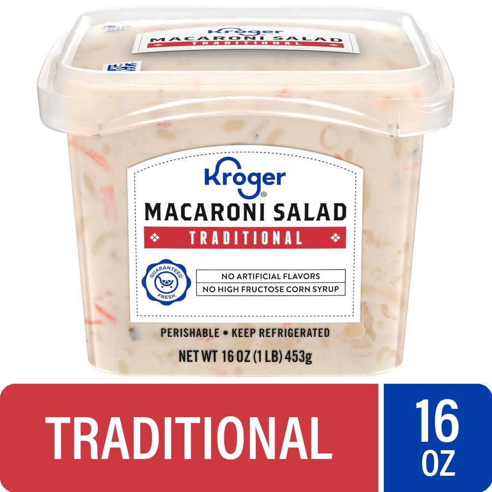 Kroger Macaroni Salad, Traditional (16 oz)