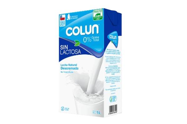 Leche Sin Lactosa Descremada Colun 1Lt