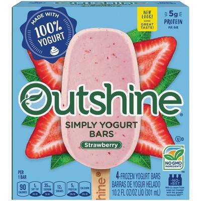 Outshine Strawberry Frozen Yogurt Bars (4 ct)