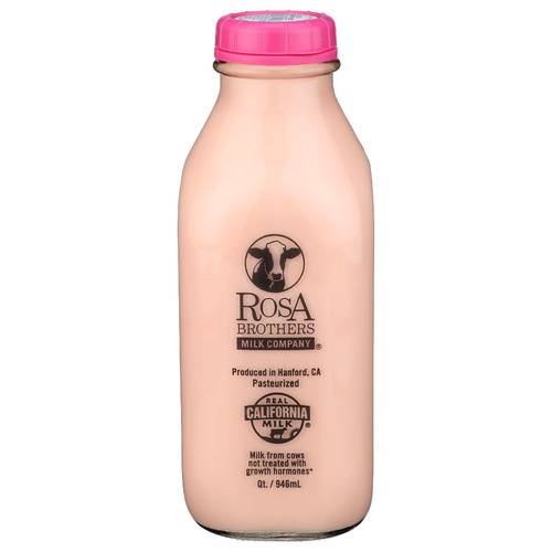 Rosa Brothers Milk Company Strawberry Milk