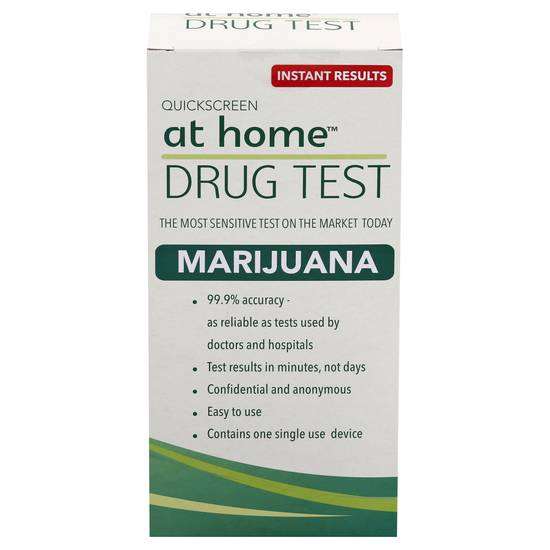 At Home Instant Results Marijuana Drug Test