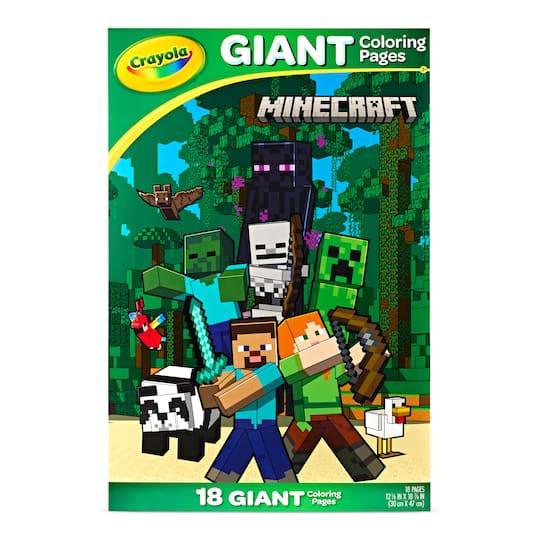 Crayola Minecraft Giant Coloring Pages