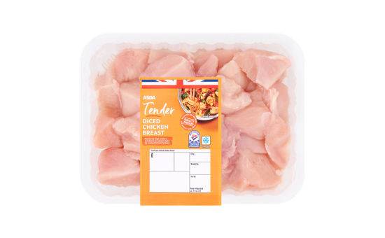 Asda Tender Diced Chicken Breast