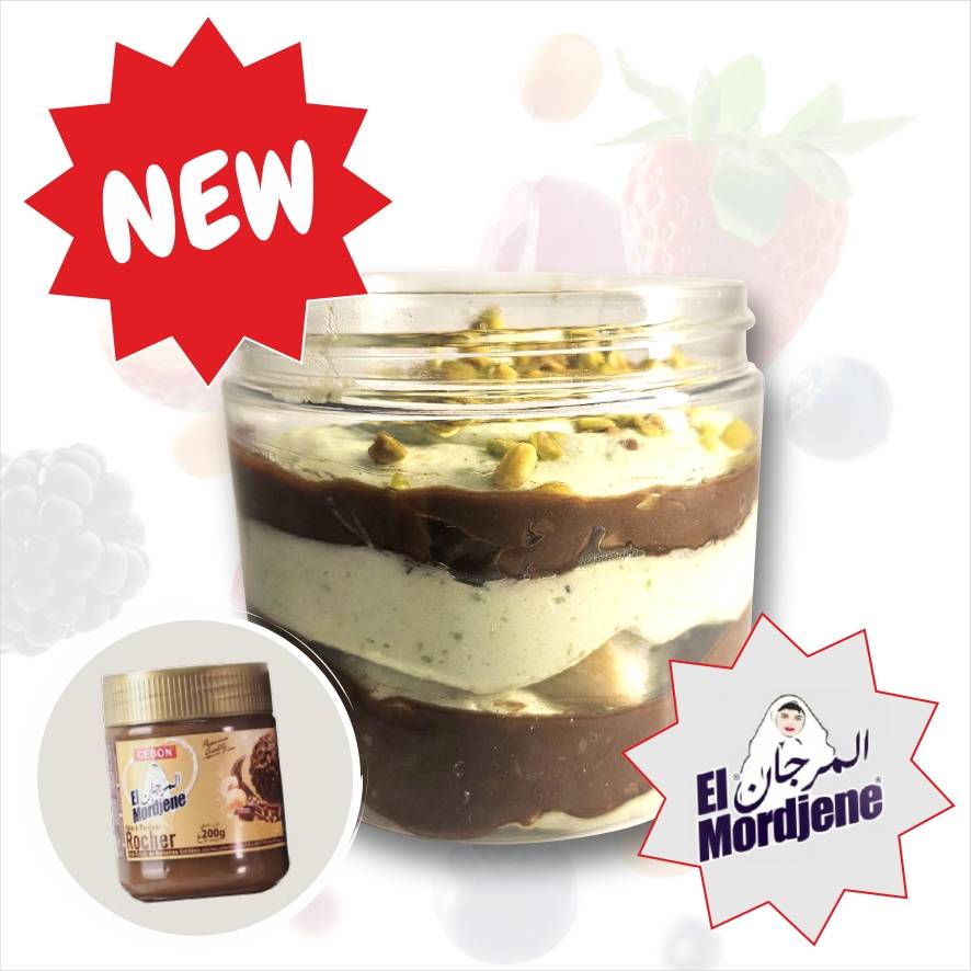 Tiramisu pistache chocolat El Mordjene