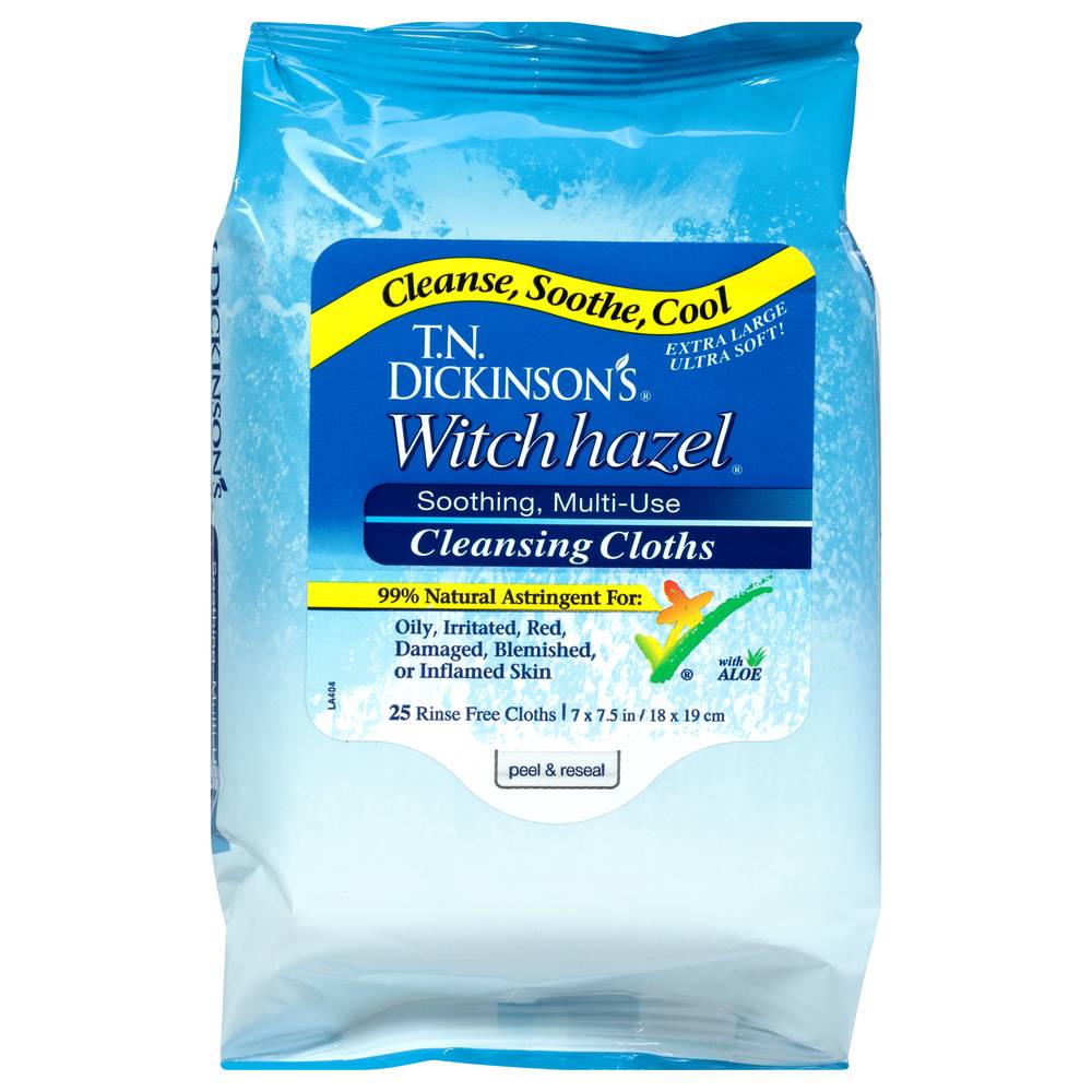 T.N. Dickinson's Witch Hazel Cleansing Cloths (5.92 oz)