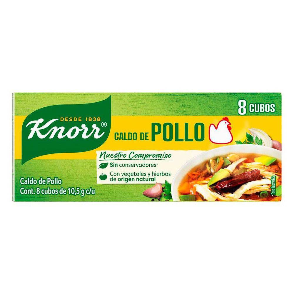 Knorr caldo de pollo (pack 8 x 10.5 g)