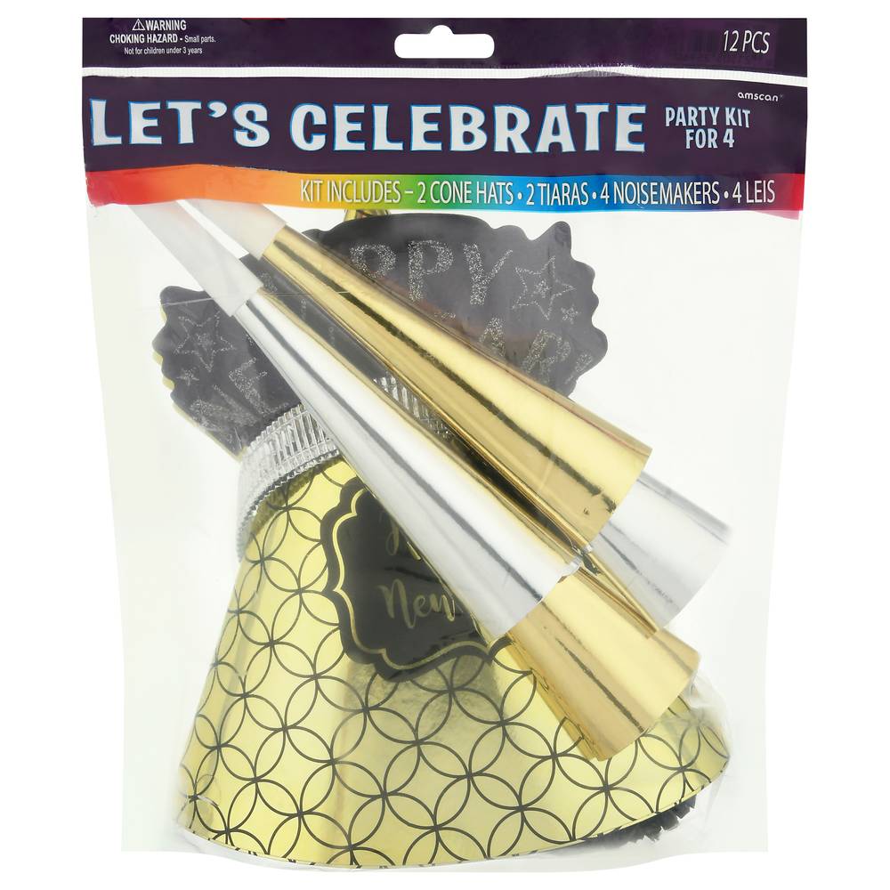 Amscan Lets Celebrate Party Kit (12 ct)