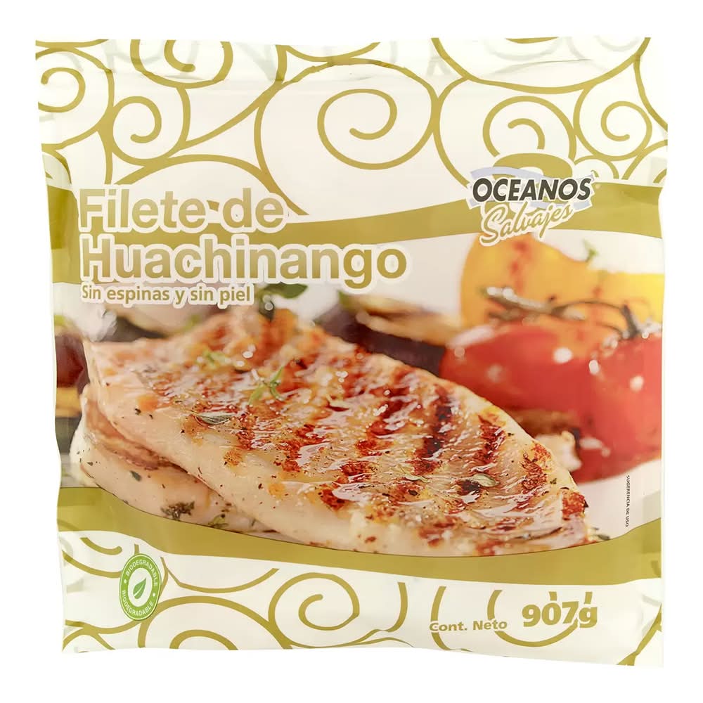 Océanos Salvajes · Filete de huachinango congelado sin piel y sin espinas (907 g)