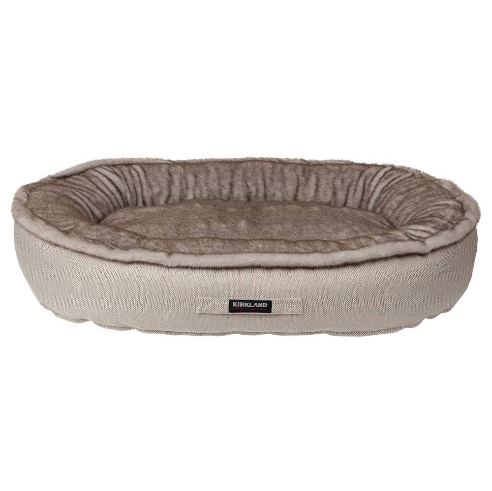 Kirkland Signature 46" x 32" Oval Cuddler Pet Bed, Assorted Colors