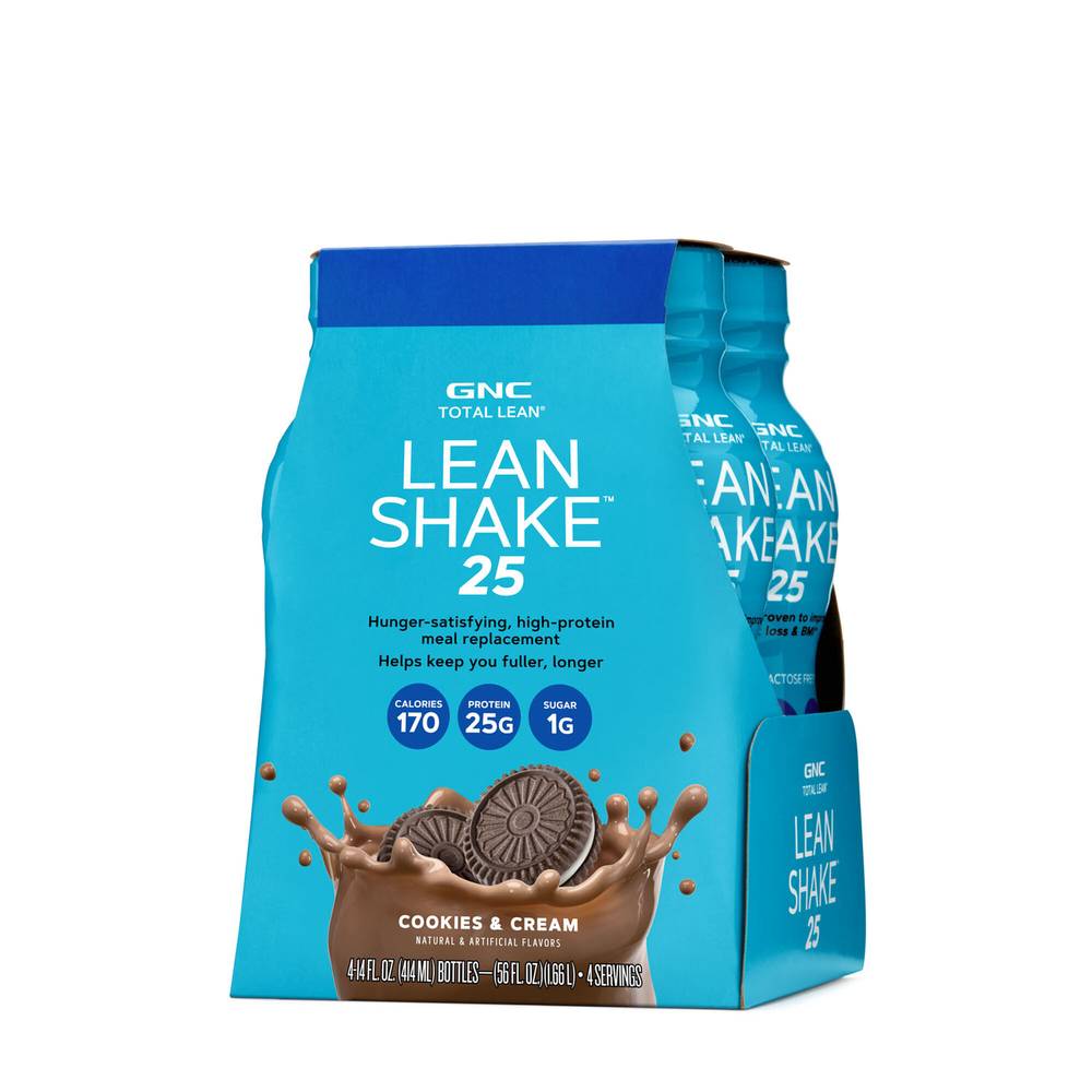 Gnc Total Lean Shake (4 pack, 14 fl oz) (cookies & cream)