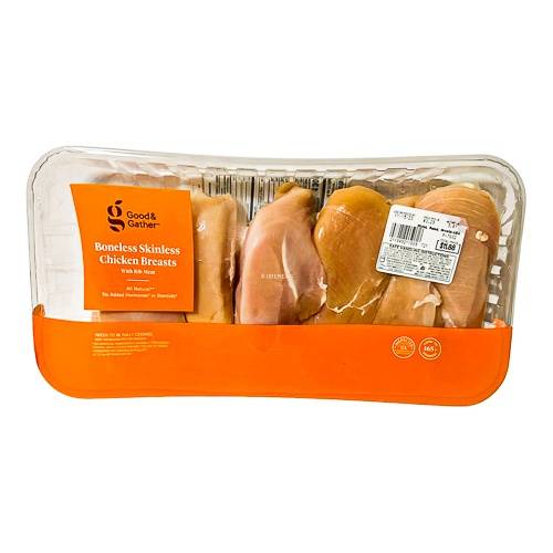 Boneless Skinless Chicken Breast - 1.5-3.2lbs - price per lb - Good & Gather™