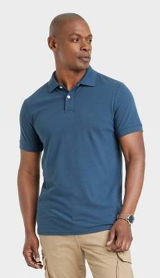 Goodfellow & Co. Every Wear Polo Shirt, Men, L, Dark Blue