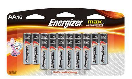 Energizer · Piles Alcalines Aa Energizer Max, Emballage De 16 - MAX AA batteries (16 units)