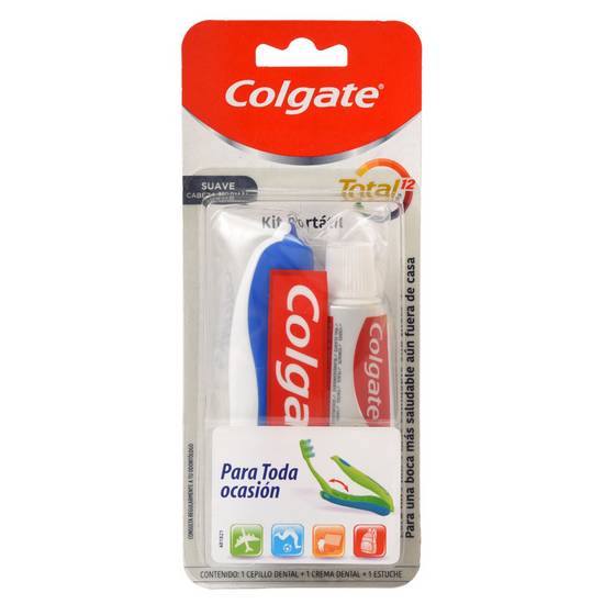 Comprar Kit Bucal infantil de viaje cepillo viaje colores surtidos 1 unidad  + pasta dentífrica 25 ml + neceser · KIN · Supermercado Supermercado  Hipercor