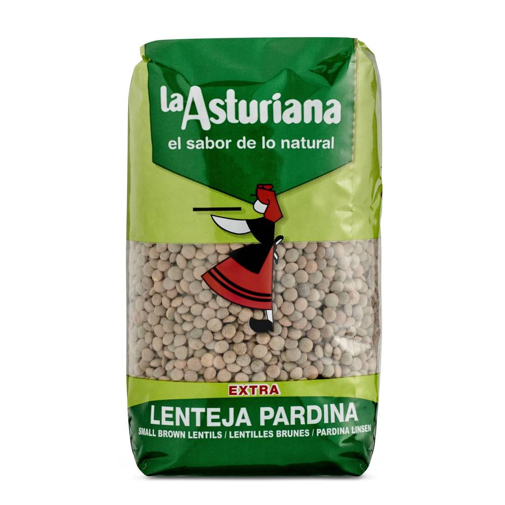 Lenteja Pardina Legumbres La Asturiana Bolsa 500 G