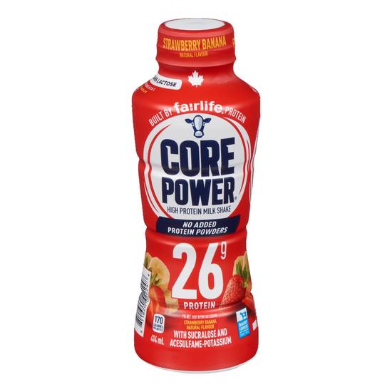 Core Power Strawberry Banana Protein Milk Shake