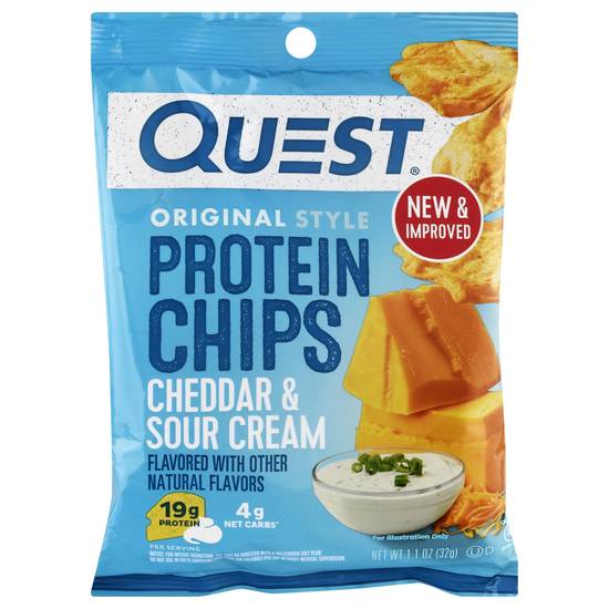 Quest Cheddar & Sour Cream Chips (1.1 oz)