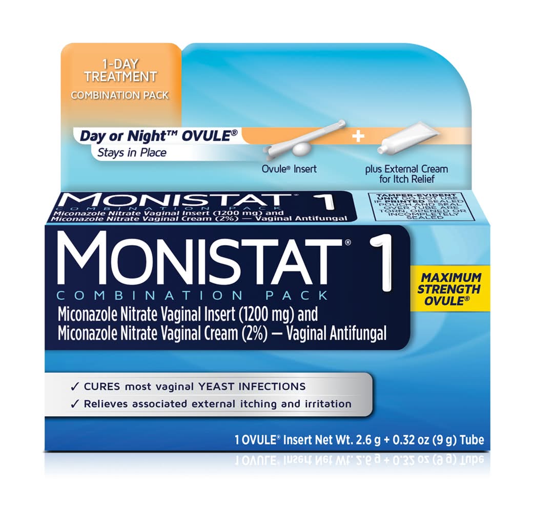 Monistat Vaginal Antifungal Treatment Coimbination pack (0.4 oz)