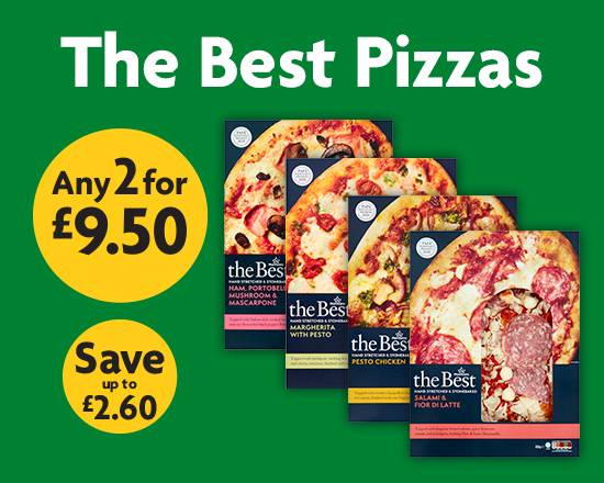 2 for £9.50 - Morrison's the Best Pizzas