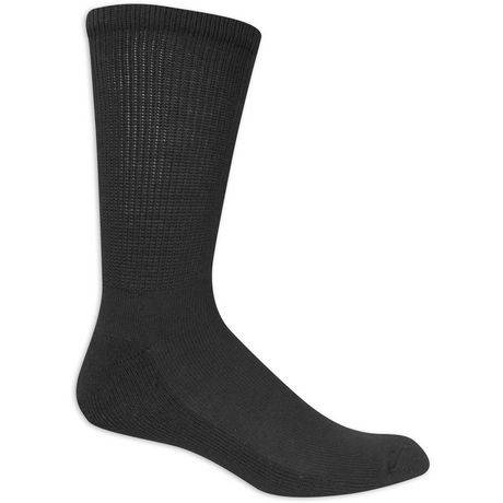 Dr. scholl's chaussettes mi-mollets pour diabètes et circulation sanguine - men's diabetes & circulatory crew socks (4 units)