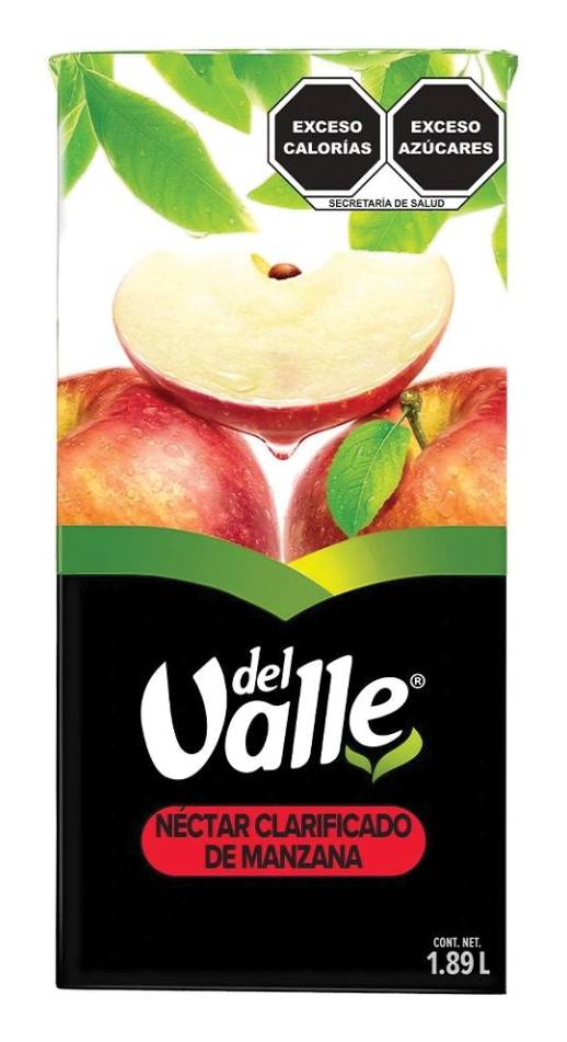 Del Valle · Néctar clarificado de manzana (1,89 L)