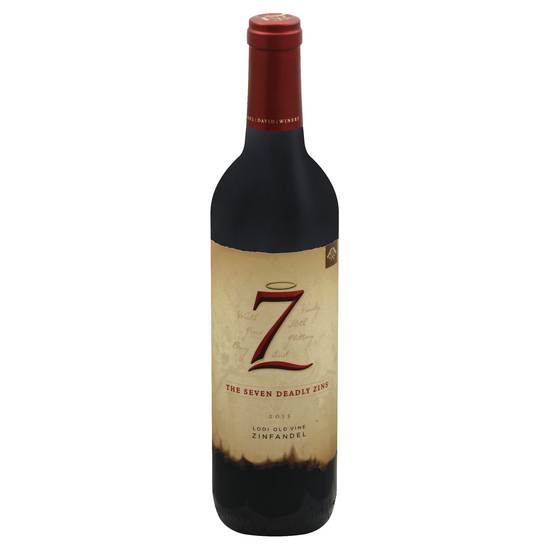 7 Deadly Lodi Old Vine Zinfandel Red Wine (750 ml)