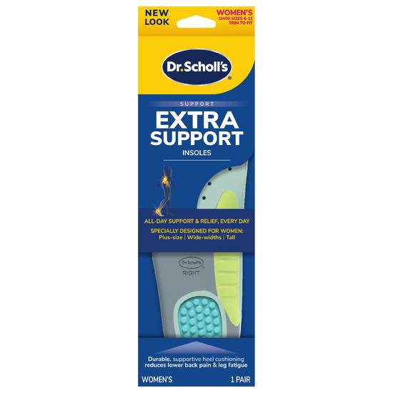 Dr. Scholl's Women's Extra Support Orthotics Size 6-11 (1 pair)
