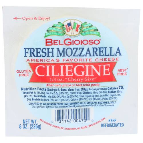 Belgioioso Ciliegine Fresh Mozzarella Cheese
