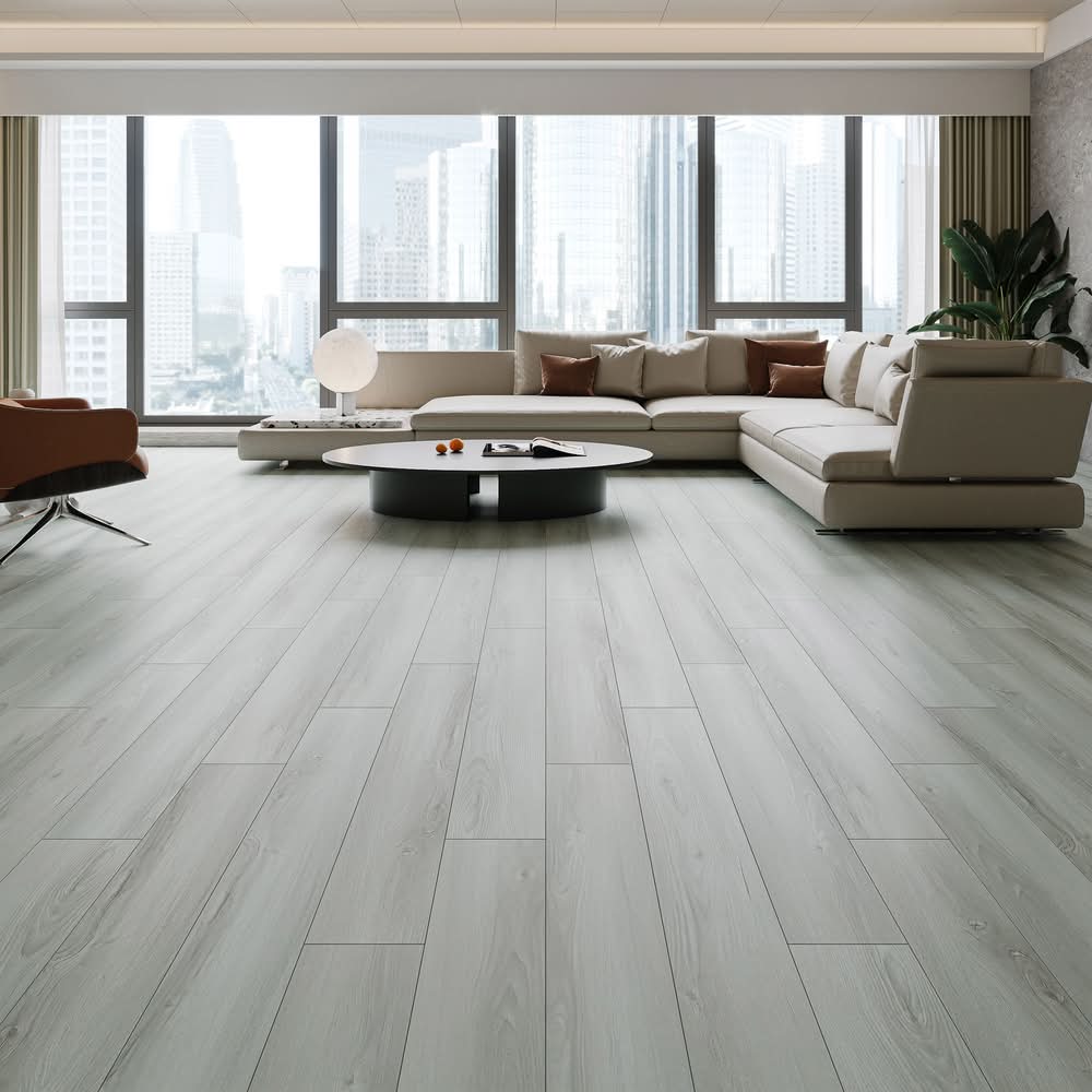 Kairos - 19 Cm (7.5 Po) Plancher Stratifié Resistant À L'Eau, Moonstone / Kairos 19 Cm (7.5 In.) Water Resistant Laminate Flooring, Moonstone