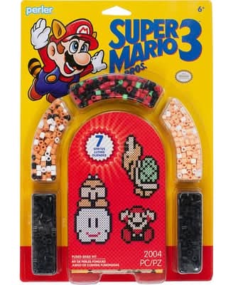 Perler Super Mario Bros 3 Fused Bead Kit, Assorted (2004 ct)