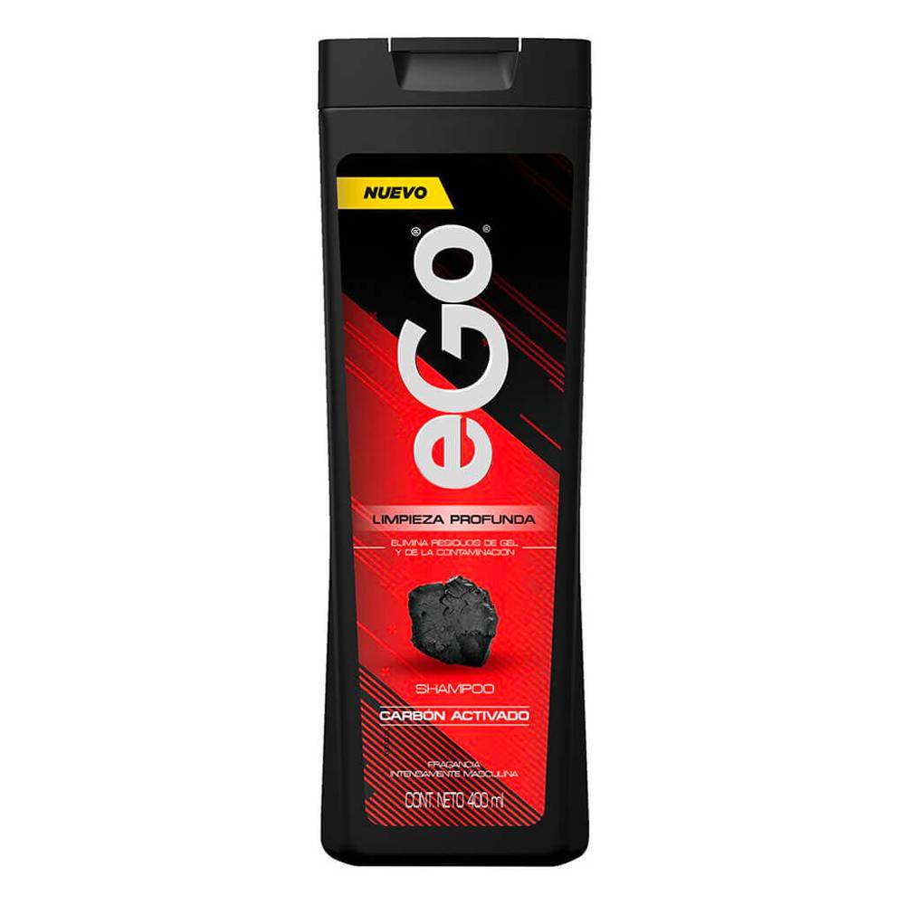 Ego shampoo limpieza profunda carbón activado (botella 400 ml)