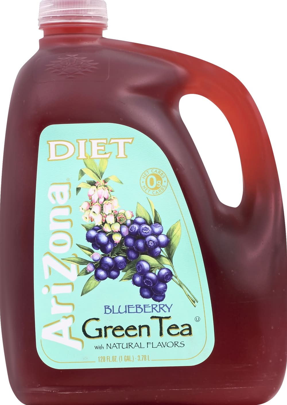 AriZona Diet Green Tea, Blueberry (128 fl oz)