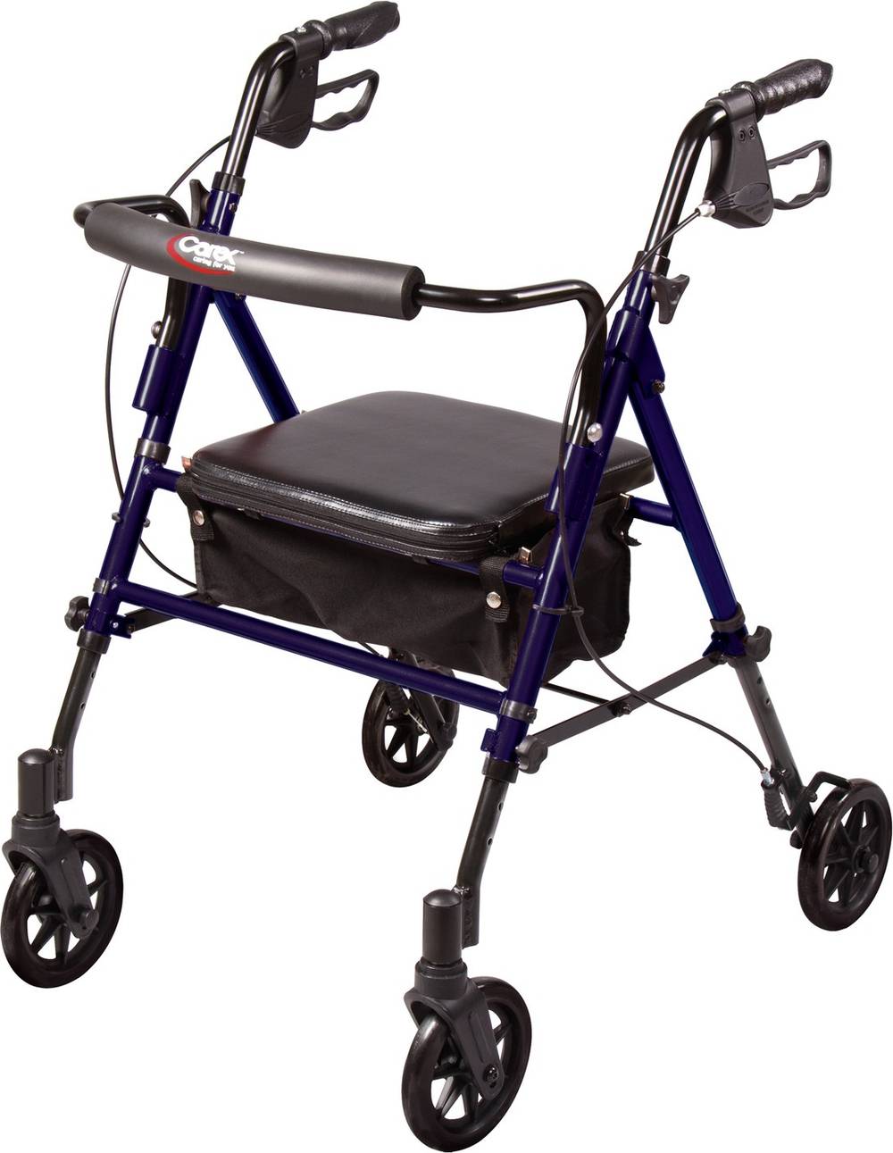 Carex Step N' Rest Rolling Walker With Seat