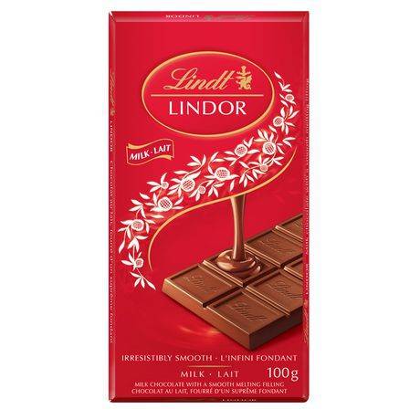 Lindt Lindor Milk Chocolate Bar (100 g)