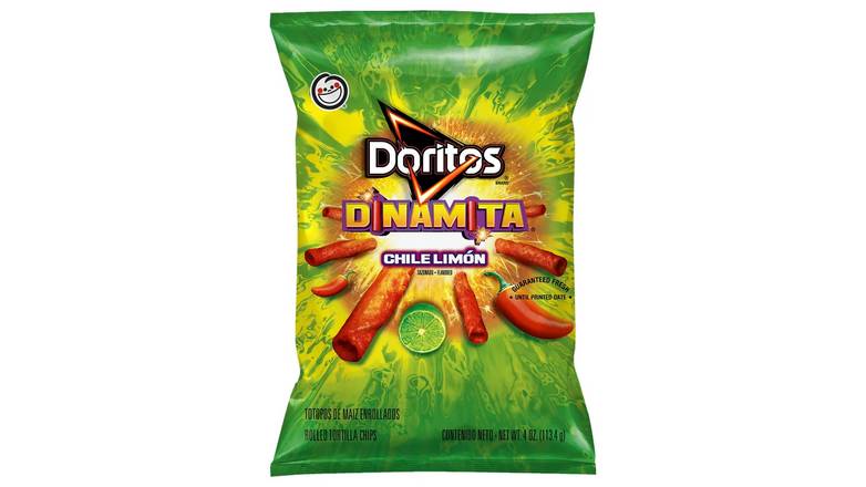 Doritos Dinamita Chile Limon Flavored Rolled Tortilla Chips